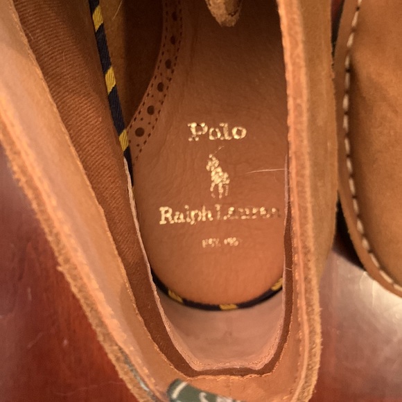 Ralph Lauren Polo 100% leather upper shoes. - Picture 3 of 5